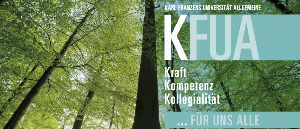 KFUA: Die Liste für den Betriebsrat des Allgemeinen Universitätspersonals der  Universität Graz